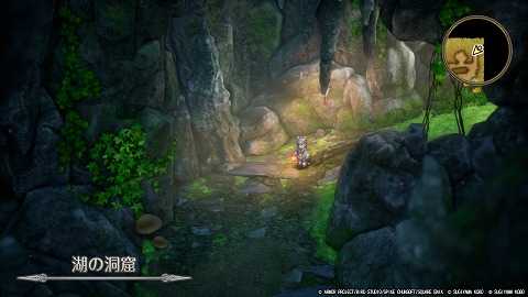 HD2D版ドラクエ2湖の洞窟