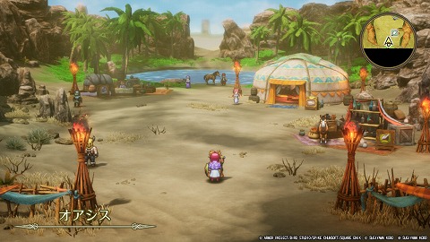 HD2D版ドラクエ2オアシス