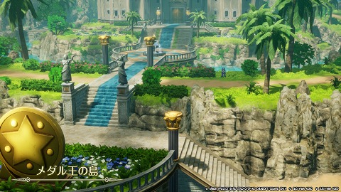 HD2D版ドラクエ2メダル王の島
